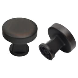 32mm Colorado Round Knob, Matte Black - Main Image