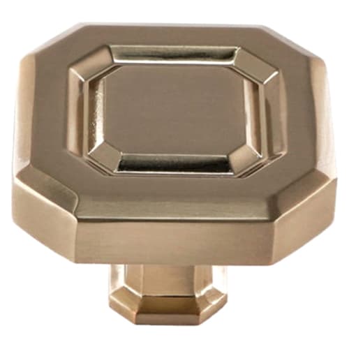 39.5mm Florence Square Knob, Rose Gold - Main Image