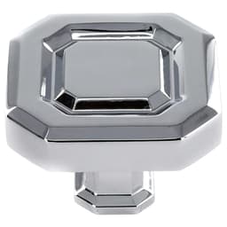 45mm Monaco Square Knob, Polished Chrome - Main Image