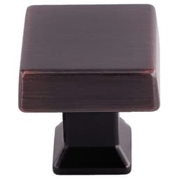 29.8mm Colorado Square Knob, Matte Black - Alt Image 1