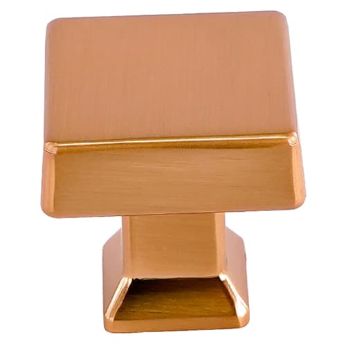 29.8mm Colorado Square Knob, Rose Gold - Main Image