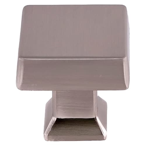 29.8mm Colorado Square Knob, Satin Nickel - Main Image