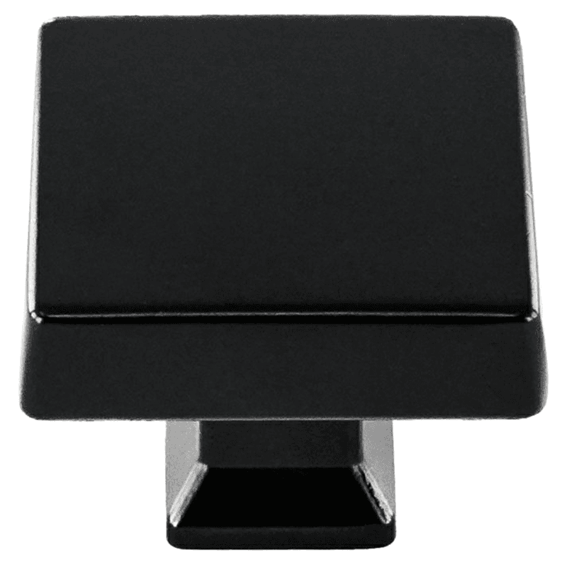 37mm Colorado Square Oversized Knob, Matte Black - Main Image