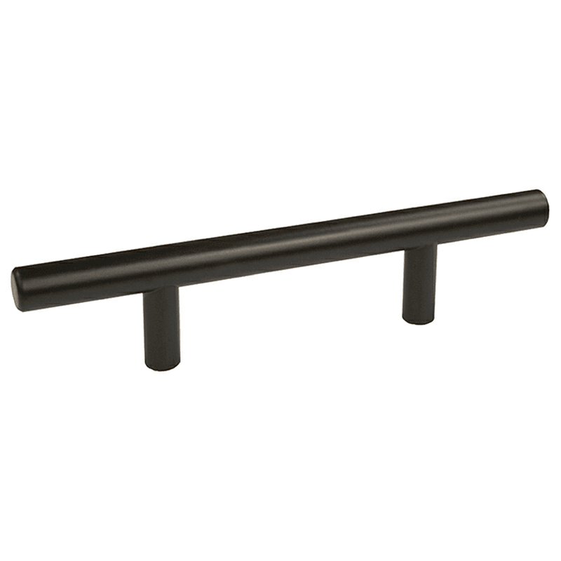Matte Black 6" Length Bar Pull by Pride Industrial Llc