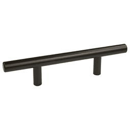 Matte Black 6" Length Bar Pull by Pride Industrial Llc