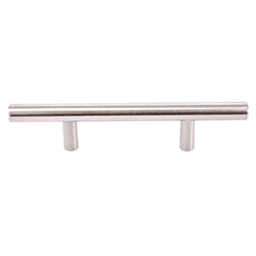 Modern satin nickel T-Bar pull, 5 inches long by Pride Industrial Llc