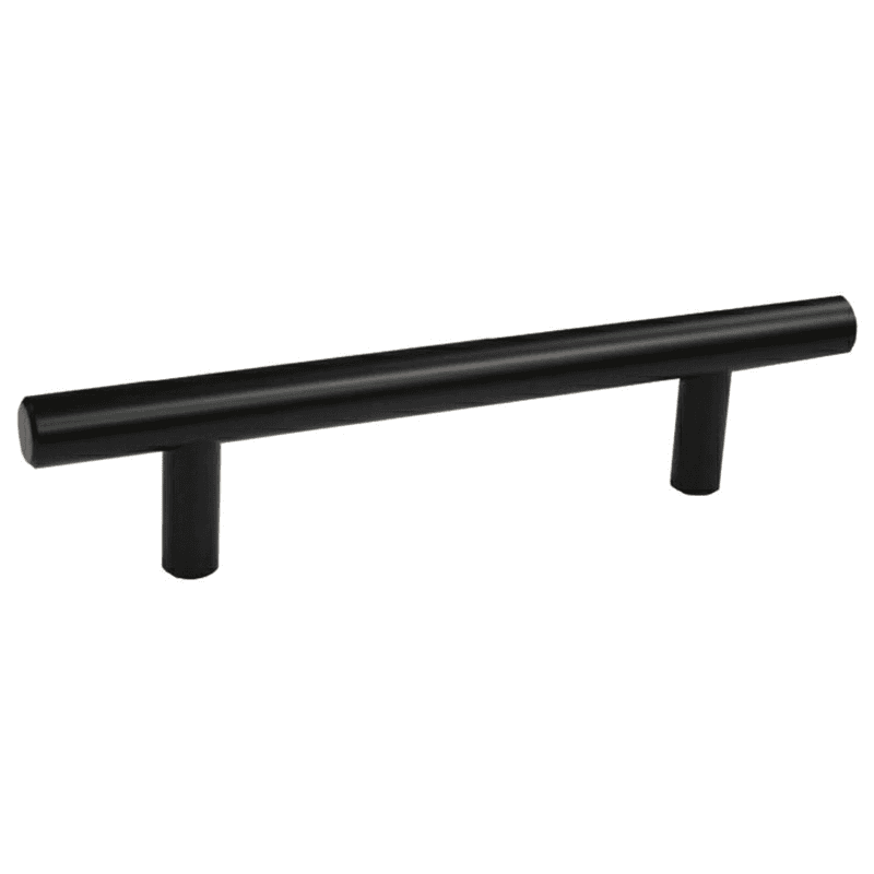 96mm bar pull in matte black finish by Pride Industrial LLC