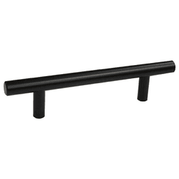 96mm bar pull in matte black finish by Pride Industrial LLC