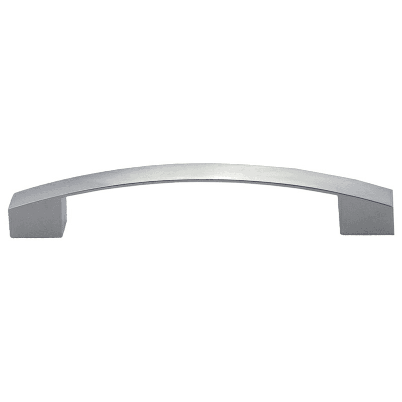 128mm modern arch pull in polished chrome finish by Pride Industrial Llc