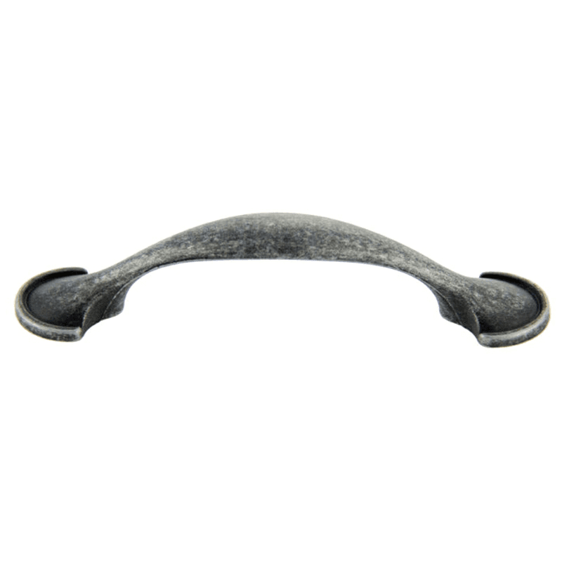 Antique silver 3 inch traditional handle pull by Pride Industrial LLC, 120mm length