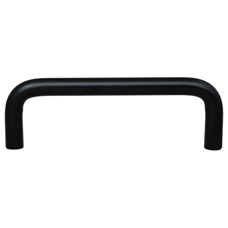 Pride Industrial Llc 3-1/2" Wire Pull, Matte Black - Close-up