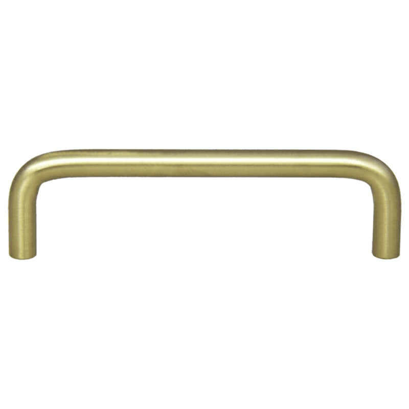 110mm length 4" wire pull in satin brass finish from Pride Industrial Llc