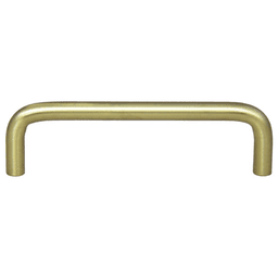 110mm length 4" wire pull in satin brass finish from Pride Industrial Llc