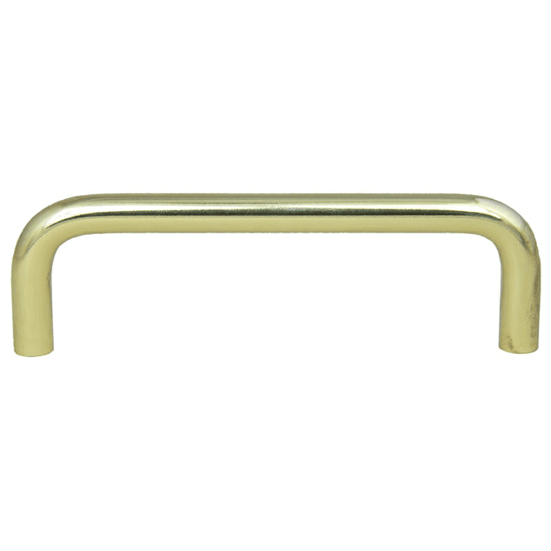 Polished Brass 96mm Wire Pull by Pride Industrial Llc - ADA Friendly
