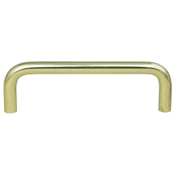 Polished Brass 96mm Wire Pull by Pride Industrial Llc - ADA Friendly