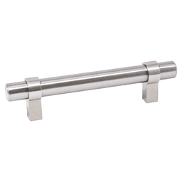 128mm Eleganza Bar Pull, Satin Nickel - Alt Image 1