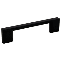 Matte Black 96mm Miami Square Pull by Pride Industrial Llc