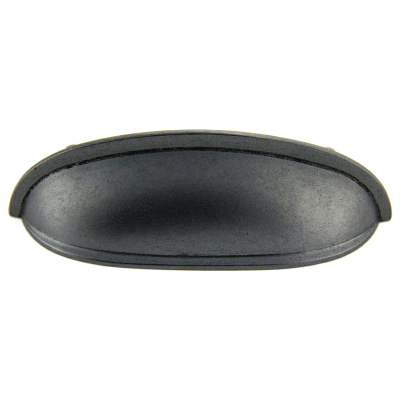 Pride Industrial Llc 3" Bin Cup Pull in Weathered Black Finish