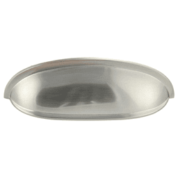 Pride Industrial Llc's satin nickel bin cup pull, 3 inches