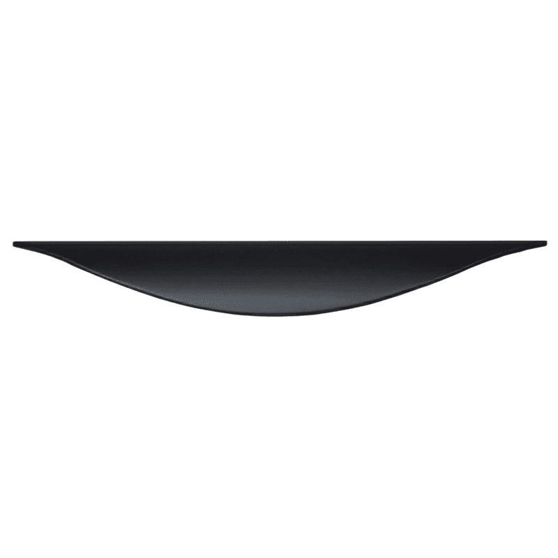 96mm Contemporary Waterfall Pull in Matte Black Finish by Pride Industrial Llc