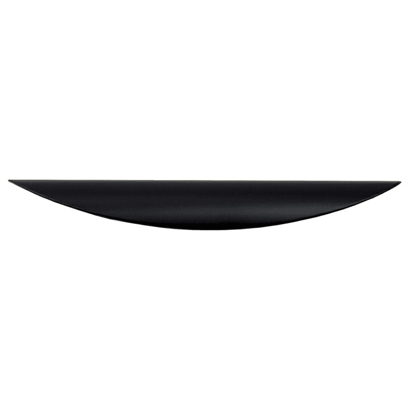128mm Contemporary Waterfall Pull, Matte Black by Pride Industrial LLC