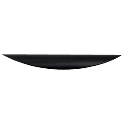 128mm Contemporary Waterfall Pull, Matte Black by Pride Industrial LLC