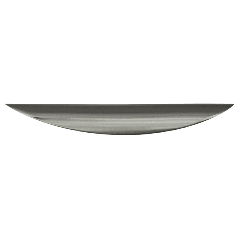 128mm contemporary waterfall pull in satin nickel finish by Pride Industrial Llc