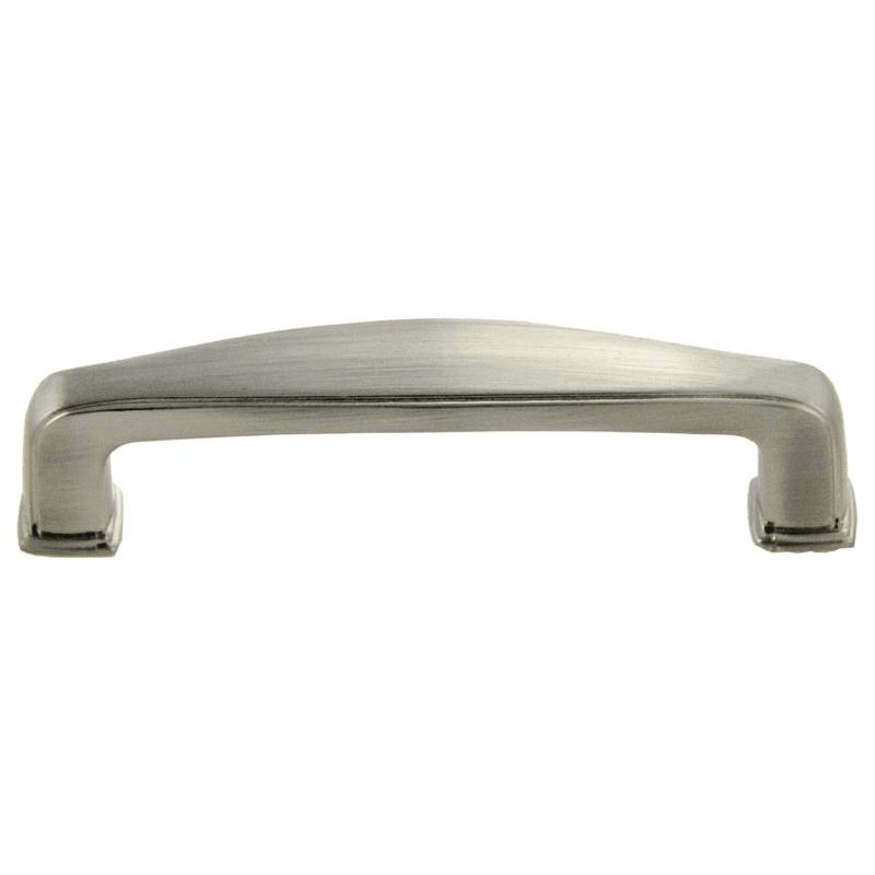 Charlotte deco handle pull in satin nickel finish by Pride Industrial Llc