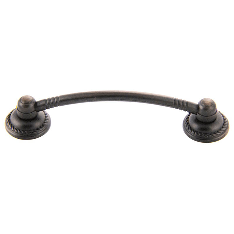 Satin Nickel Traditional Deco Bow Pull - 96mm by Pride Industrial Llc