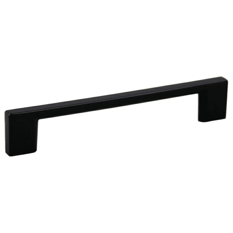 128mm Miami Square Pull, Matte Black by Pride Industrial Llc