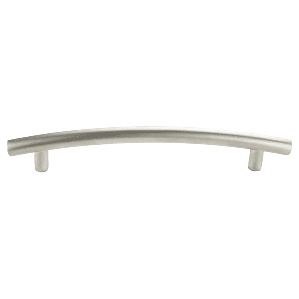 128mm Curved Bar Pull in Dull Nickel Finish - Pride Industrial LLC