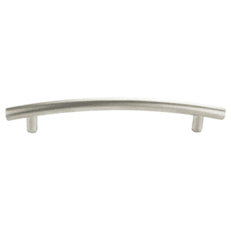 128mm Curved Bar Pull in Dull Nickel Finish - Pride Industrial LLC