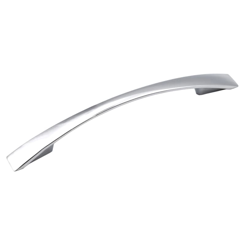 128mm Modern Bow Pull, Polished Chrome - Main Image