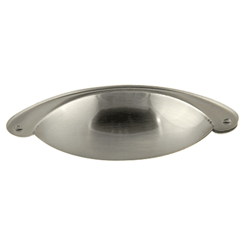 3" cup pull in satin nickel finish by Pride Industrial Llc
