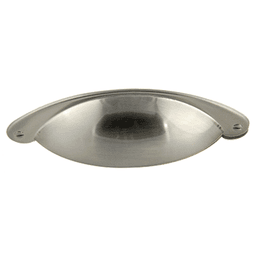 3" cup pull in satin nickel finish by Pride Industrial Llc