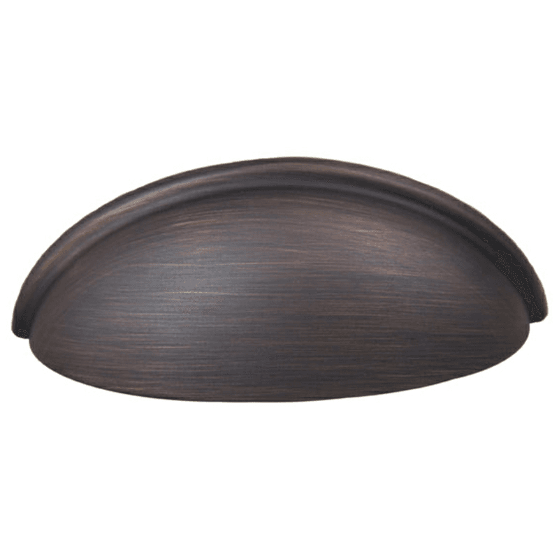 Pride Industrial Llc 3" Cup Pull in Matte Black Finish