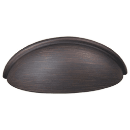 Pride Industrial Llc 3" Cup Pull in Matte Black Finish