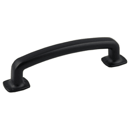 Pride Industrial LLC 96mm Vail Handle Pull in Matte Black Finish - ADA Friendly