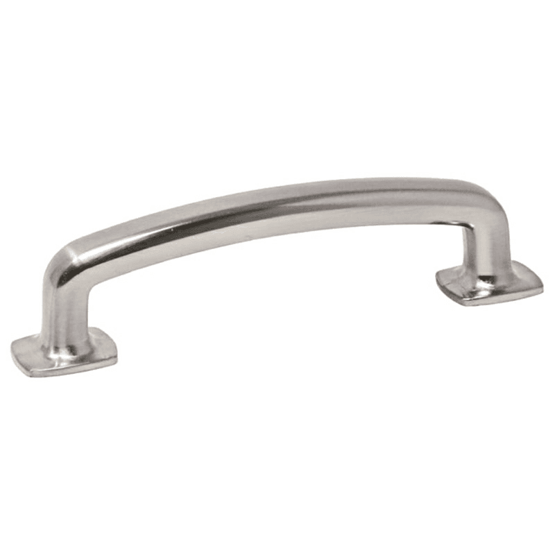 Pride Industrial LLC's 96mm Vail handle pull in sleek satin nickel finish for modern furniture design