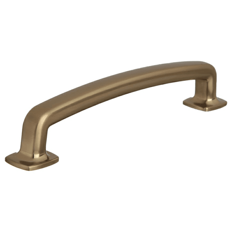 ADA friendly 128mm Vail handle pull in rose gold by Pride Industrial Llc