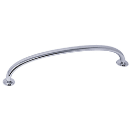 ADA Friendly 160mm Modern Deco Arch Pull in Polished Chrome by Pride Industrial