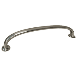 Satin nickel 160mm modern deco arch pull for ADA friendly use by Pride Industrial Llc