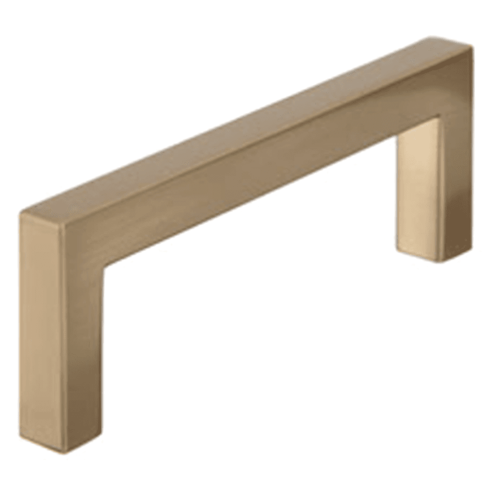 Pride Industrial Llc 96mm Modern Square Pull, Rose Gold, sleek and modern design