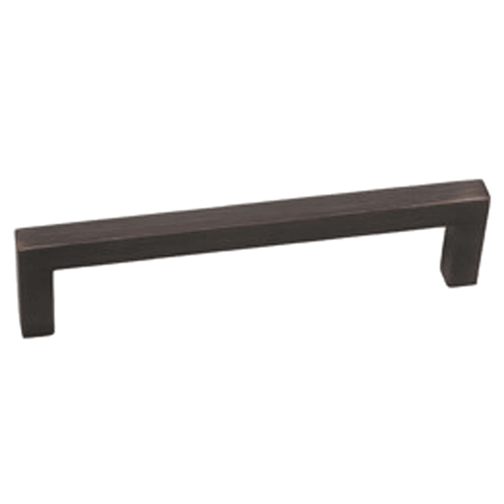 Modern square pull with 192mm center to center measurement in matte black by Pride Industrial Llc