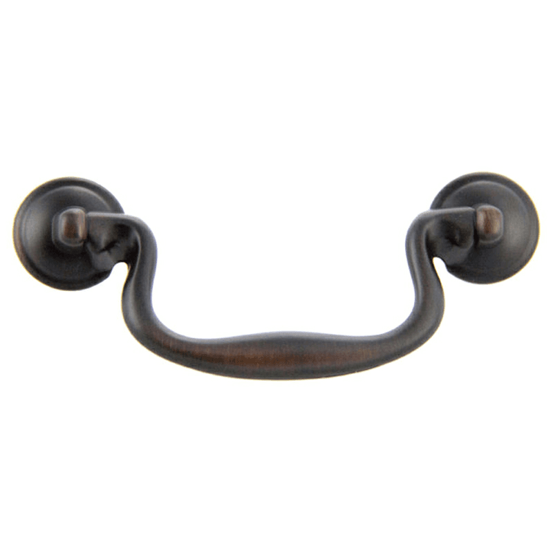 Pride Industrial LLC's 4-inch fixed bail pull in antique brass machined finish