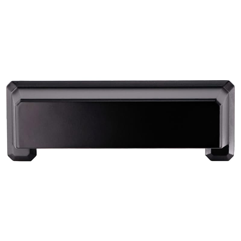 96mm Charleston Cup Pull, Matte Black - Main Image