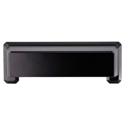 96mm Charleston Cup Pull, Matte Black - Main Image