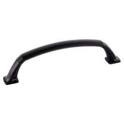 128mm Madison Arch Pull, Matte Black - Main Image