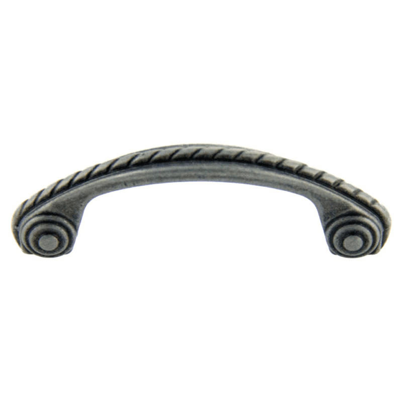 3" Rope Arch Pull in Antique Silver Finish by Pride Industrial Llc