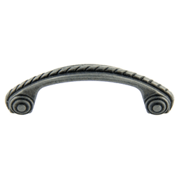 3" Rope Arch Pull in Antique Silver Finish by Pride Industrial Llc